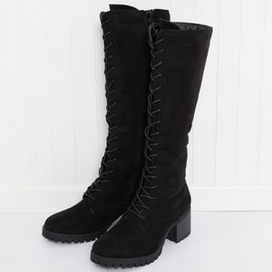 Legend Spellbound Lace-Up Knee-High Boots